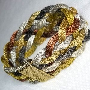 Braided Metal Magnetic Bracelet